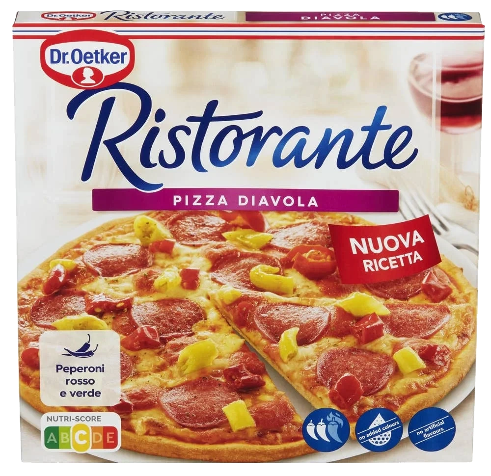 Ristorante Pizza Diavola 350g, Dr Oetker