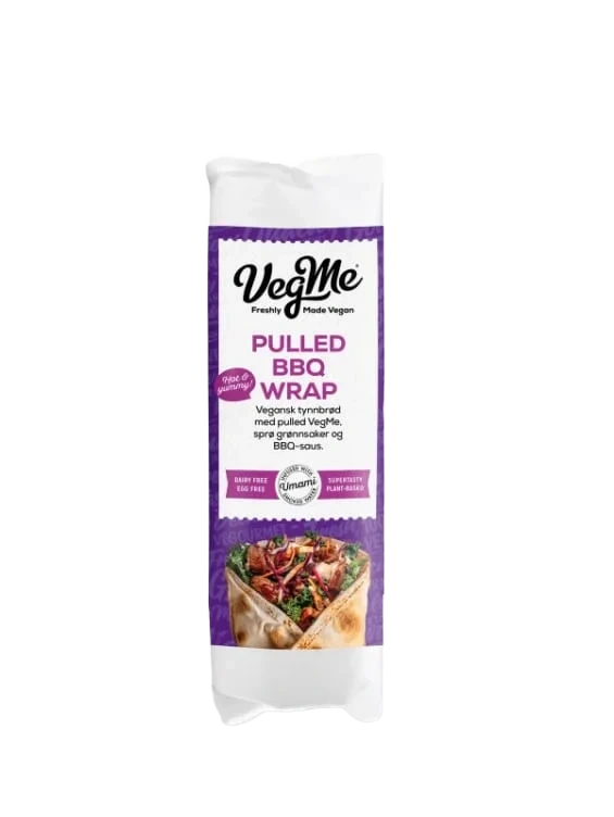 Pulled Bbq Wrap 225g Vegme