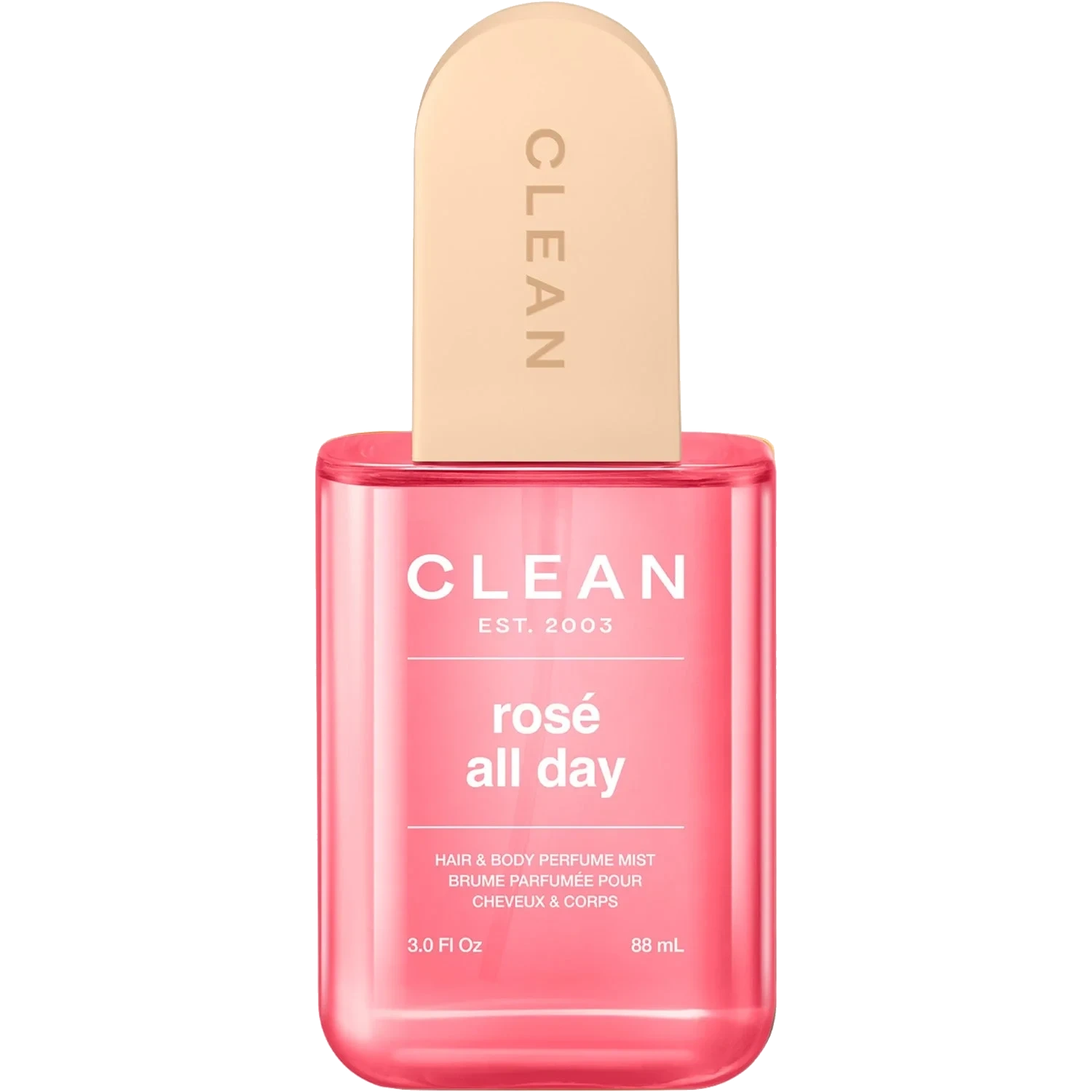 Clean Rosé All Day Hair & Body Perfume Mist 88 ml