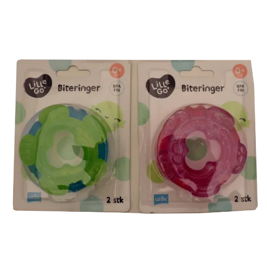 Lille Go Biteringer 2stk 0+mnd Ass farger
