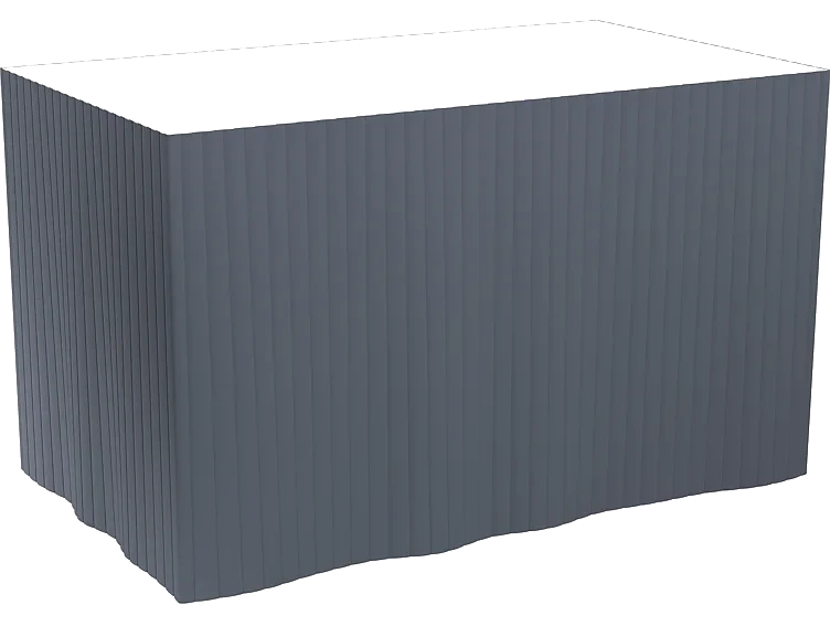 Dukskjørt d-cel sort          1stk