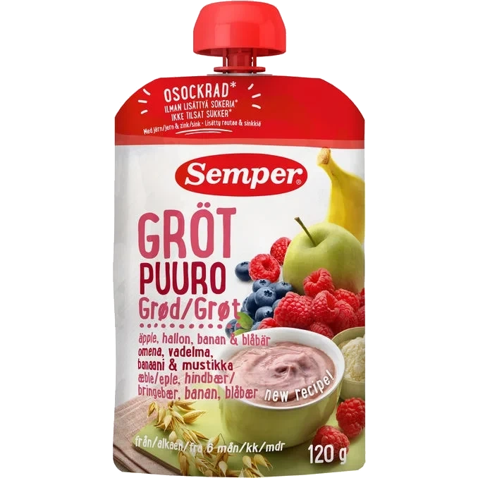 Klämmis Gröt Bär & Frukt