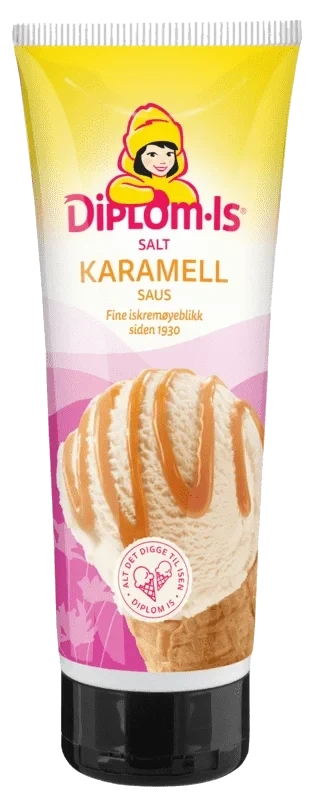 Diplom-Is Favoritter Salt Karamellsaus 275g