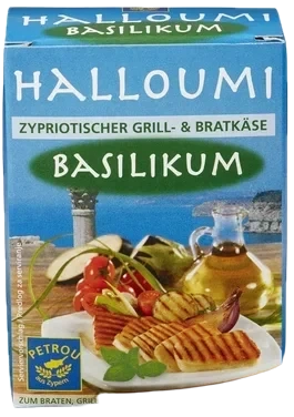 Halloumi m/basilikum 200g