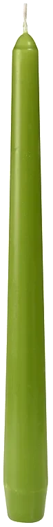 Antikklys 25cm 50pk Leaf Green