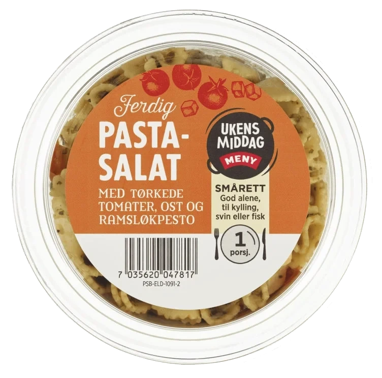 Pastasalat m/Tomat 250g Meny