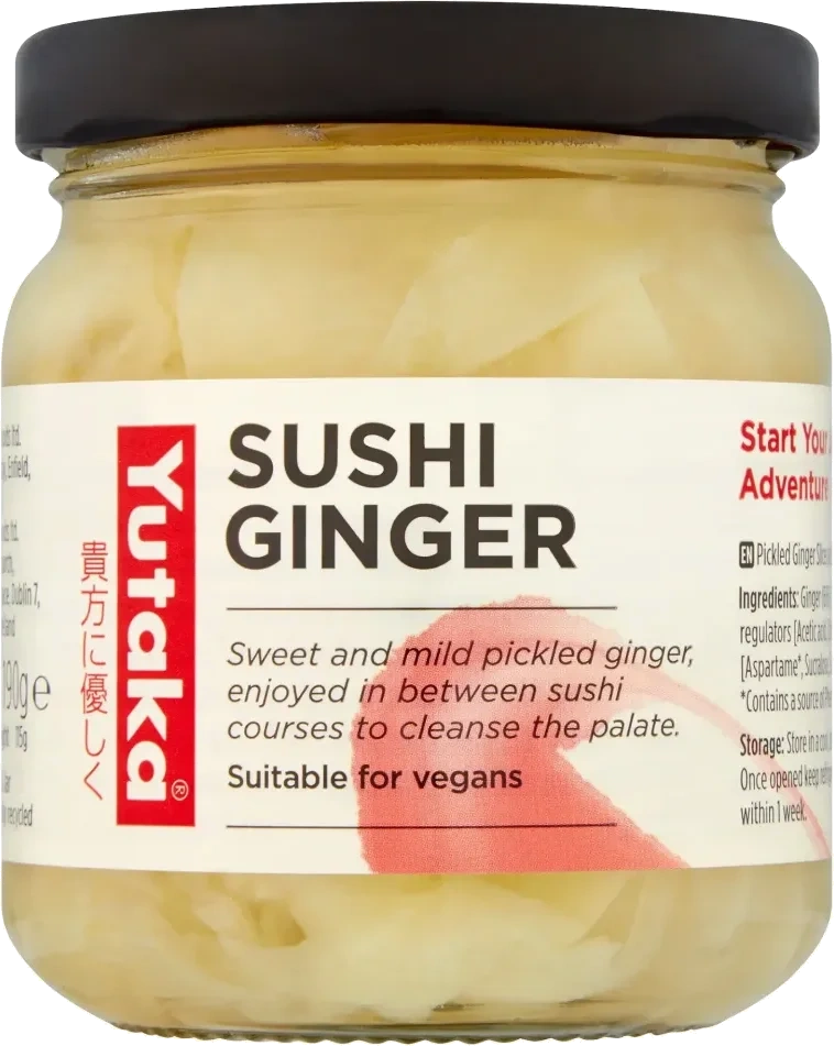 Yutaka Sushi Ingefær 190g