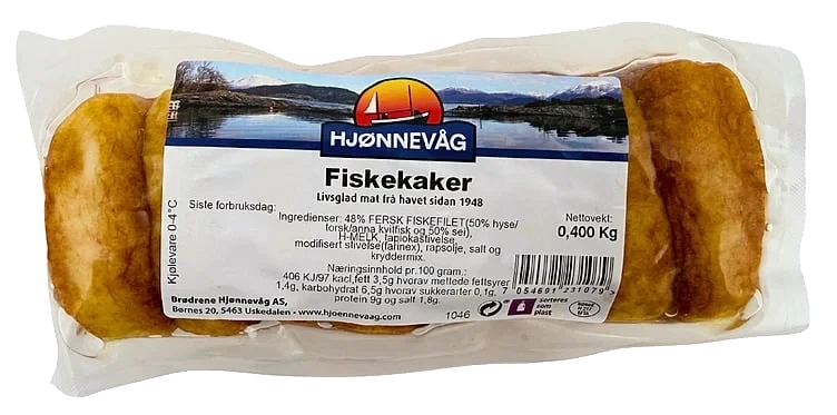 Fiskekaker  400g
