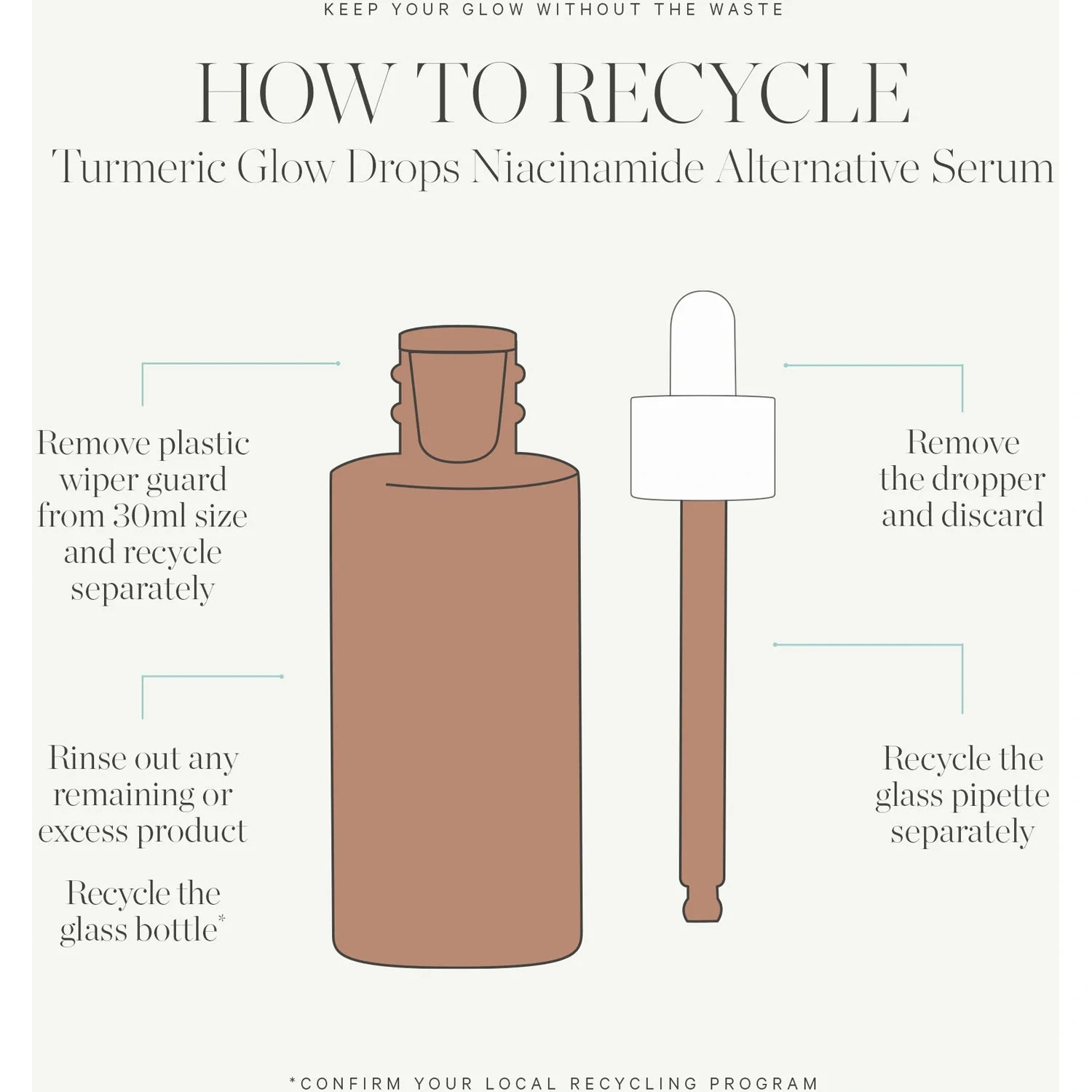 KORA Organics Turmeric Glow Drops Niacinamide Alternative Serum