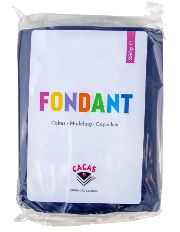 Fondant Marineblå 250 g Cacas