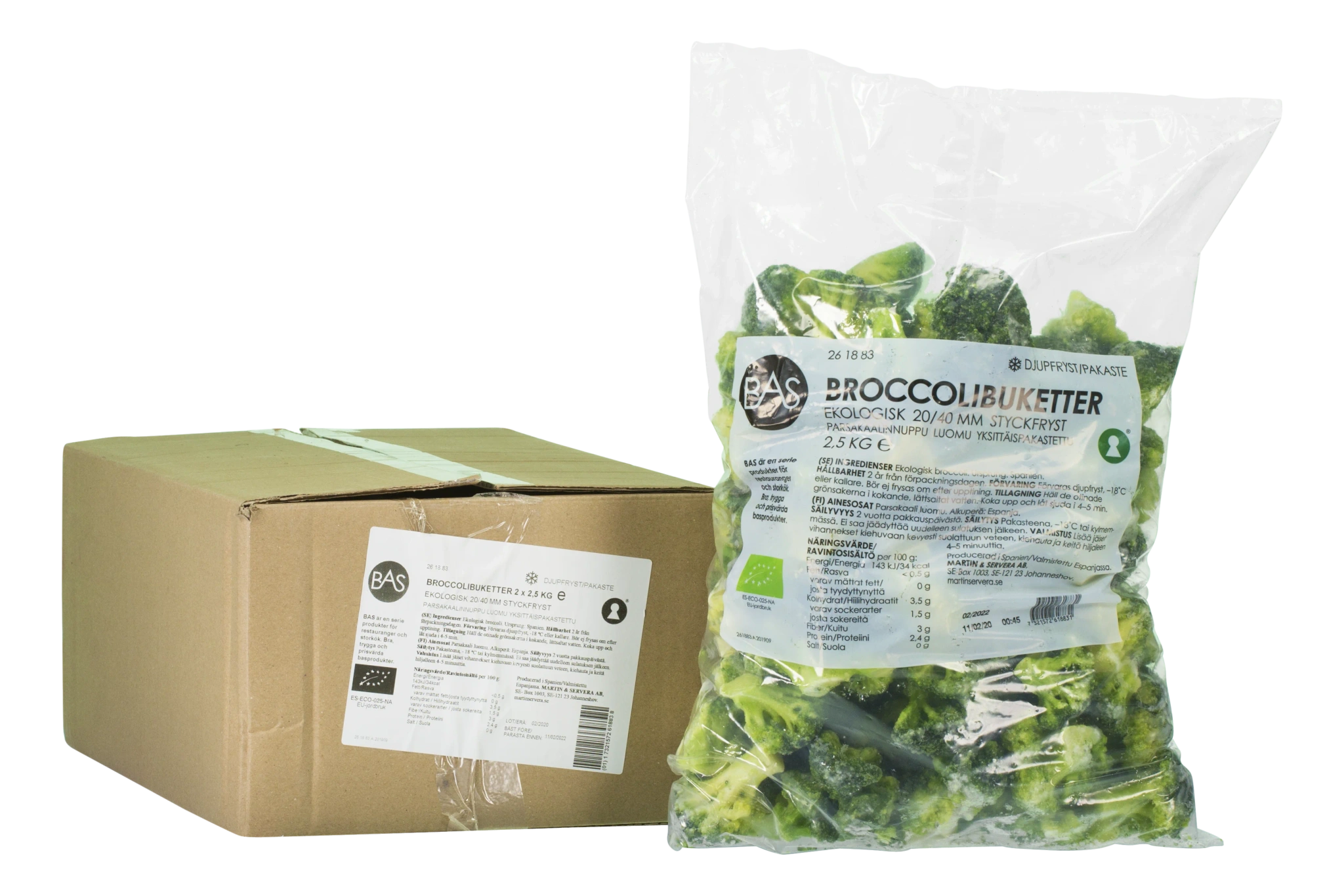 Broccolibuketter Ekologiska