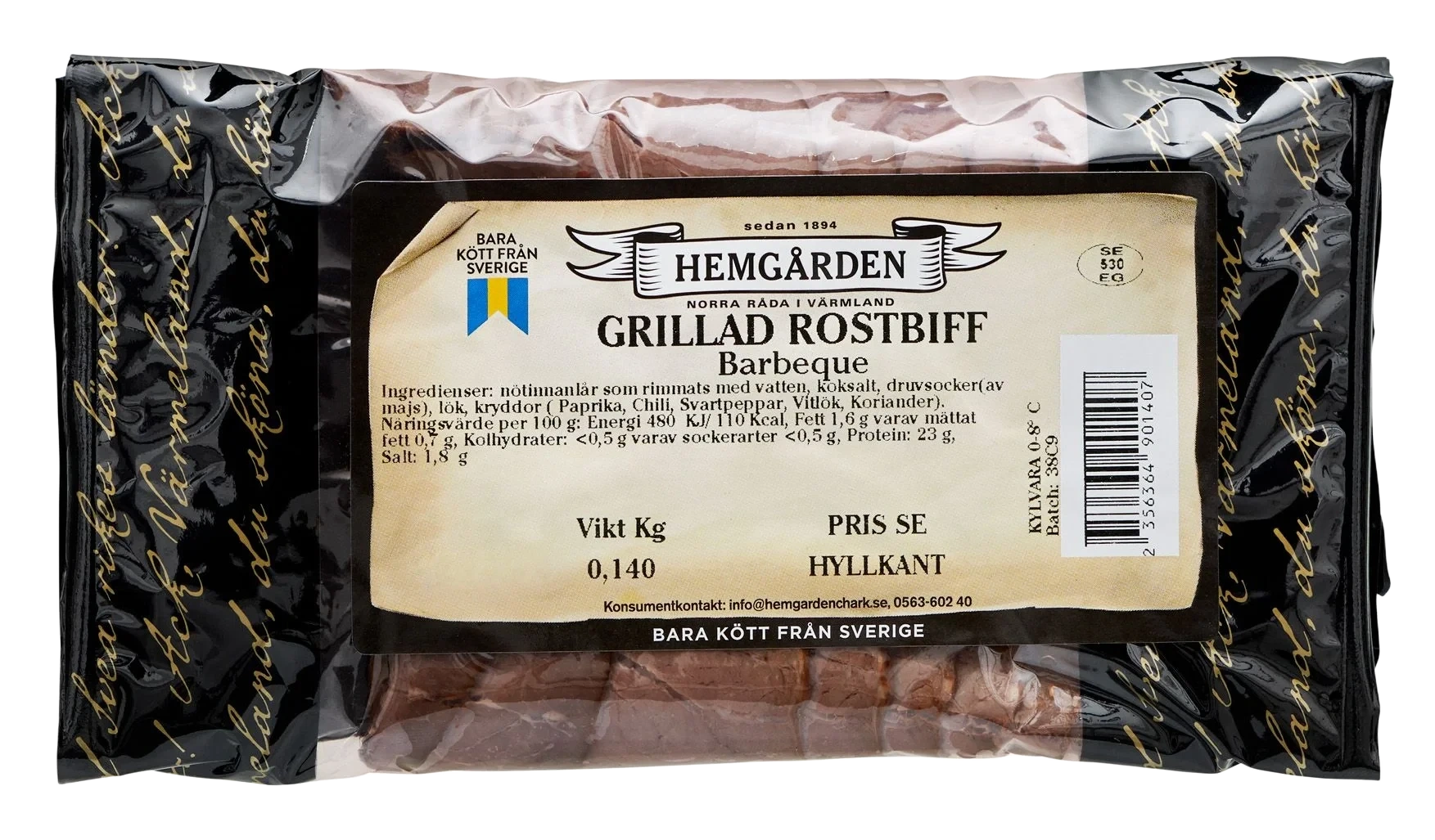 Grillad Rostbiff skiv PB
