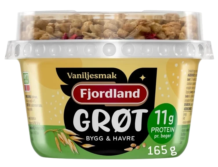 Fjordland Grøt Vanilje 165g