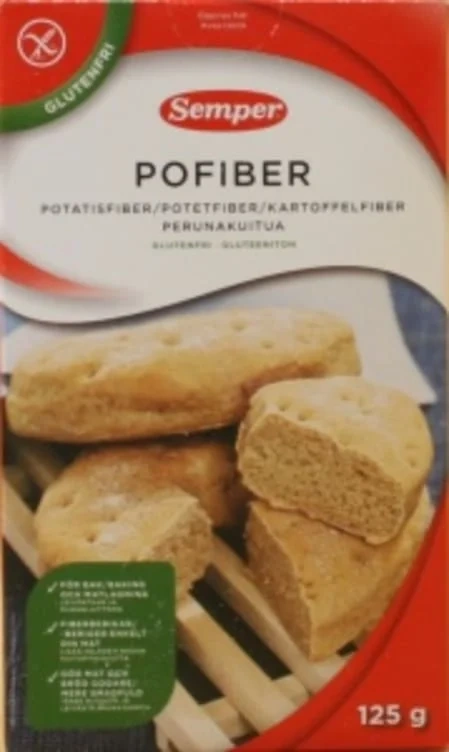 Pofiber glutenfri 125g Semper