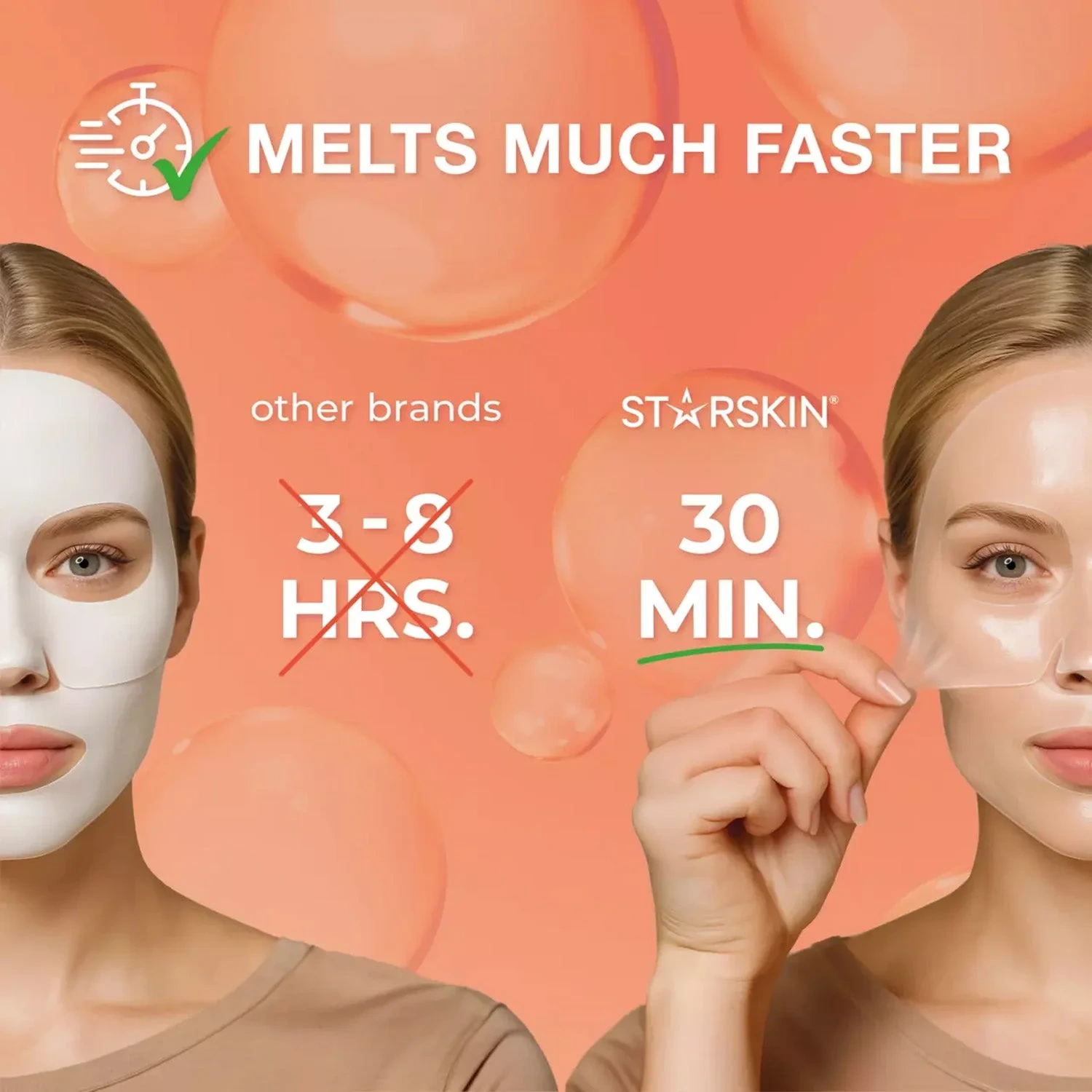 Starskin DeepMelt Collagen PDRN Sheet Mask