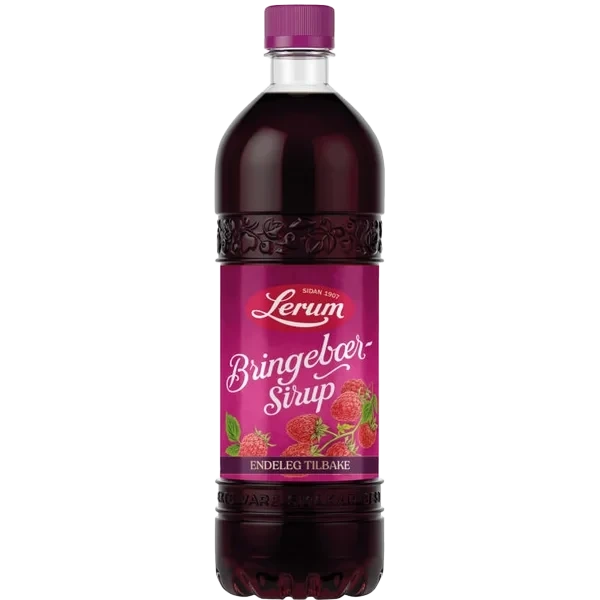 Bringebærsirup 0.75l Lerum