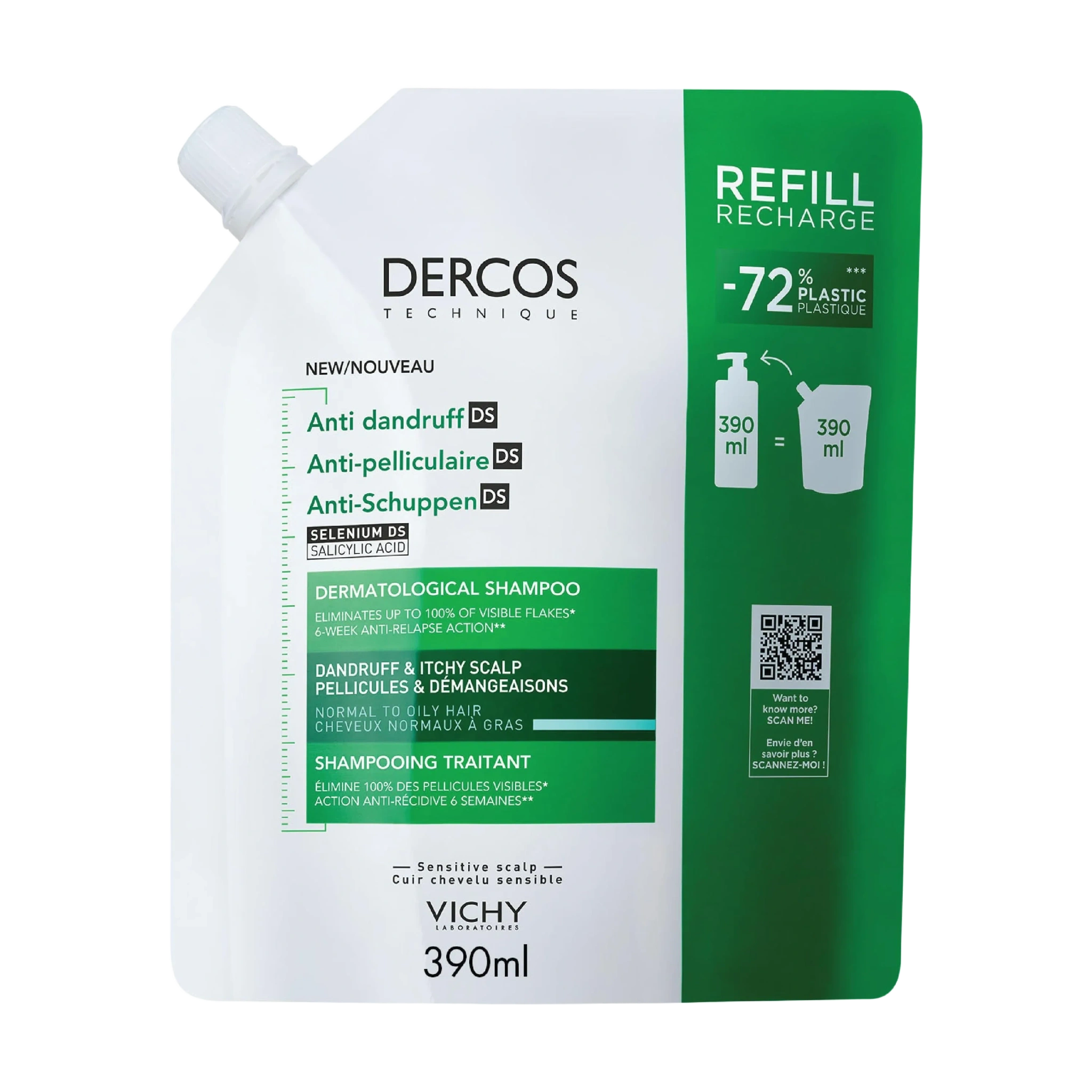 Anti-Dandruff Shamp Norm/Oily Refil