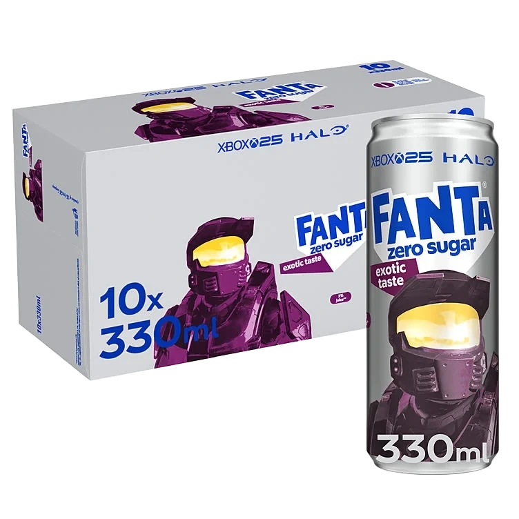 Fanta Exotic Zero Sugar 0,33lx10bx