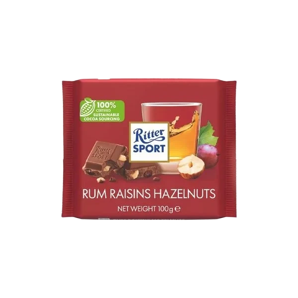 Ritter Rum Raisins Hazelnuts