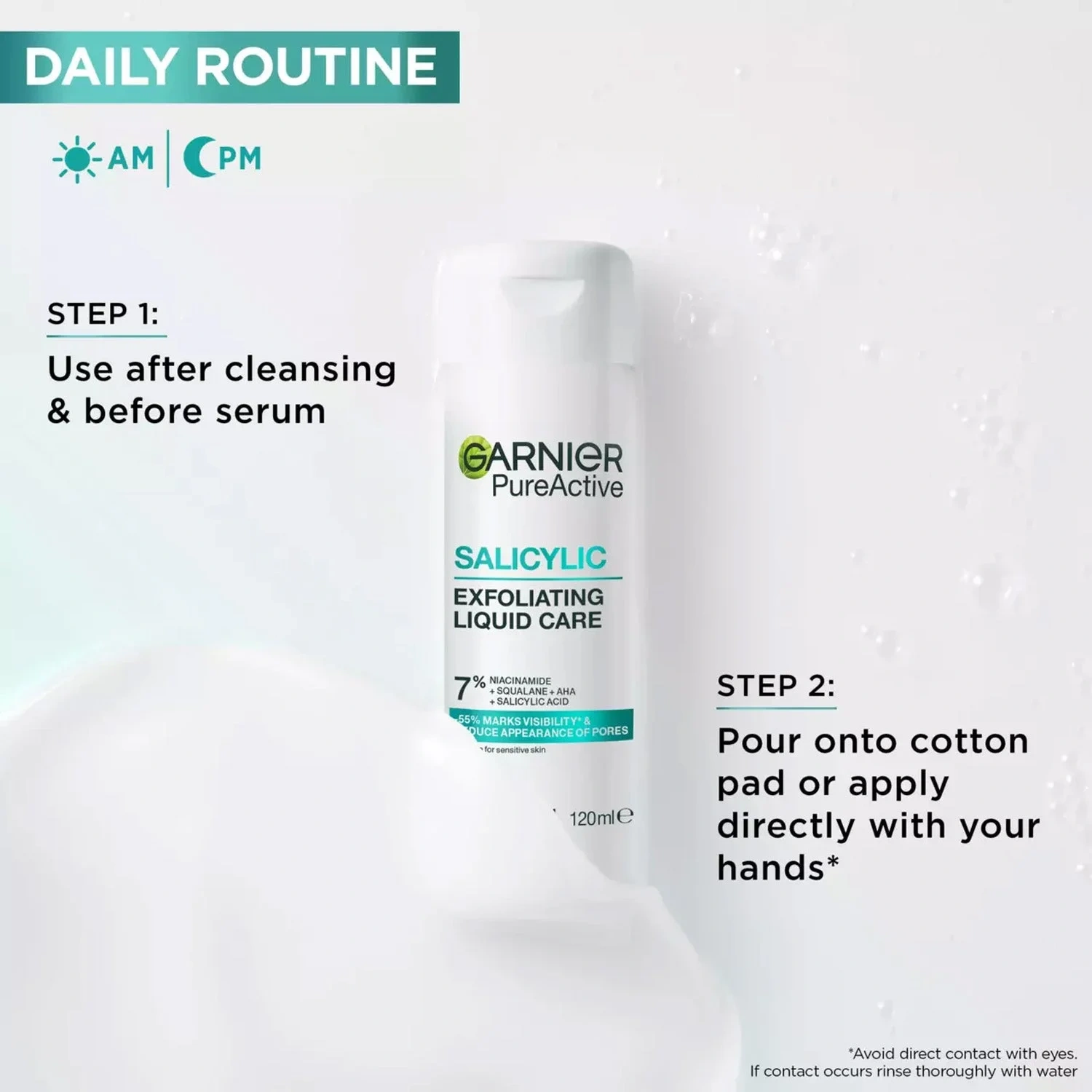 Garnier PureActive Salicylic Exfoliating Liquid Care