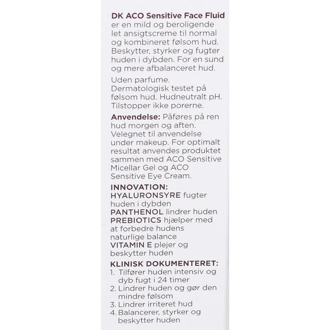 Ansiktskräm Sensitive Face Fluid