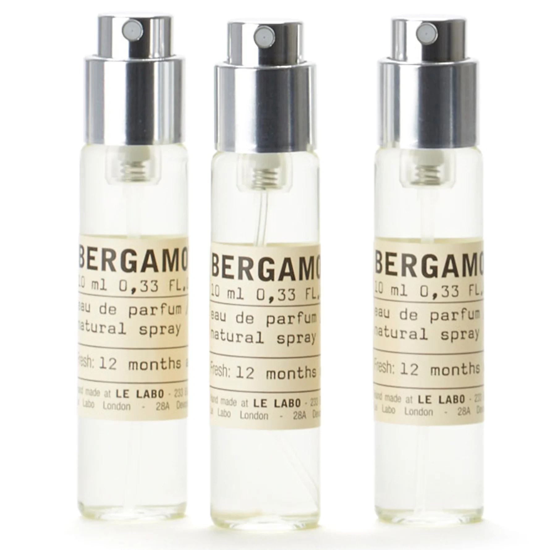 Le Labo Bergamote 22 Travel Tube Eau de Parfum Refill 3 x 10 ml