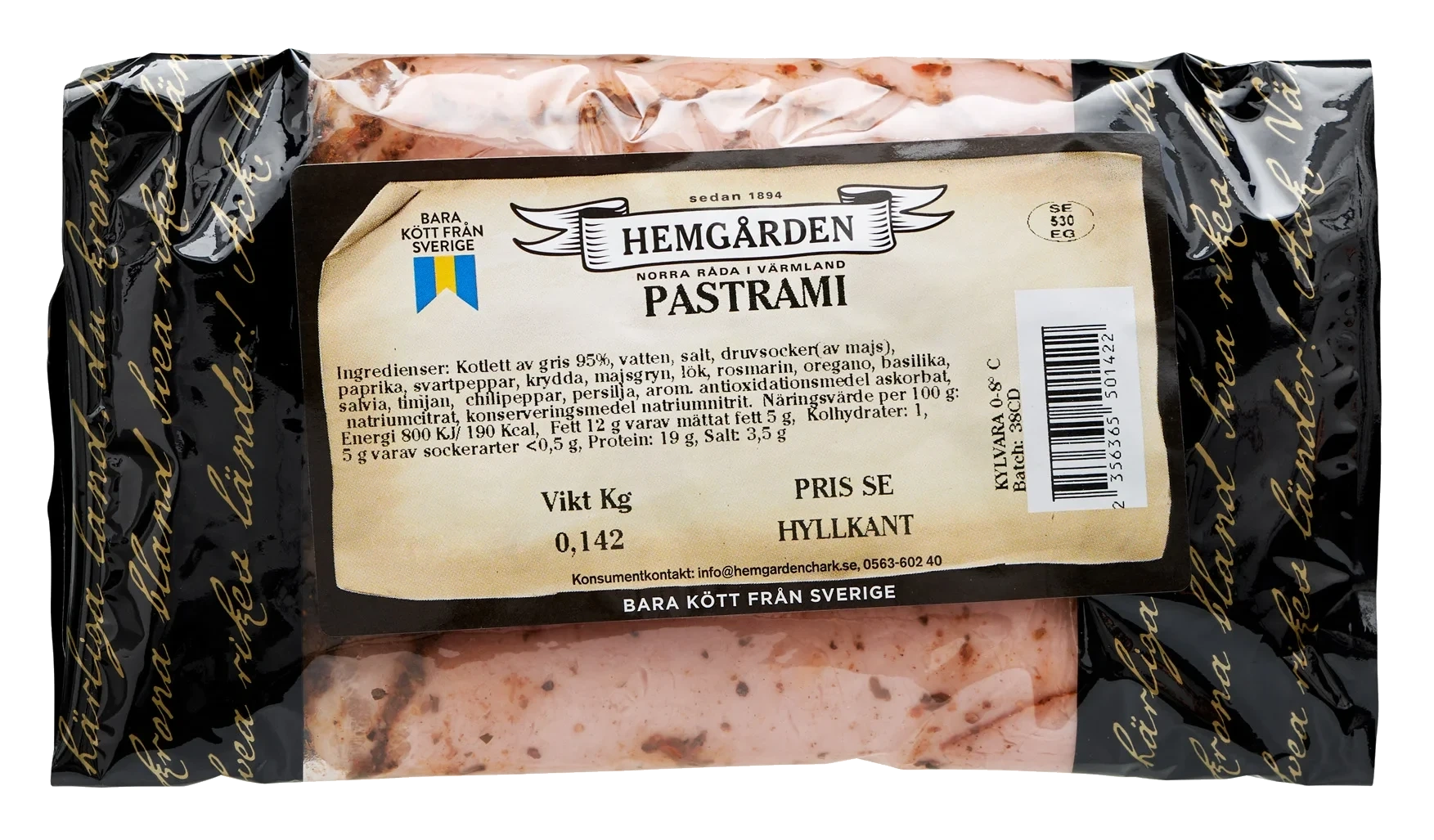 Pastrami skivad