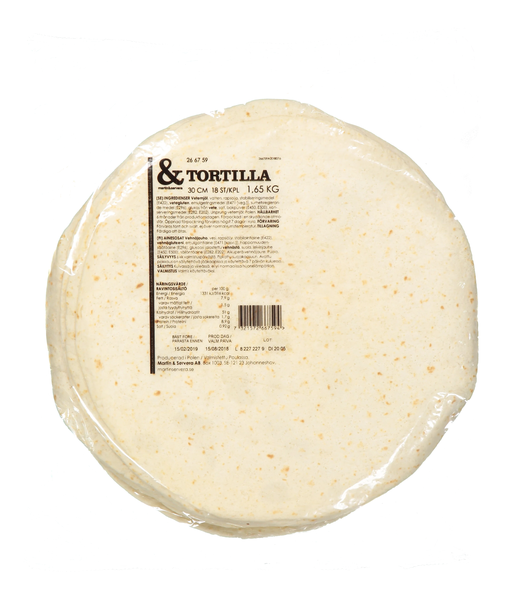 Tortilla 30 cm