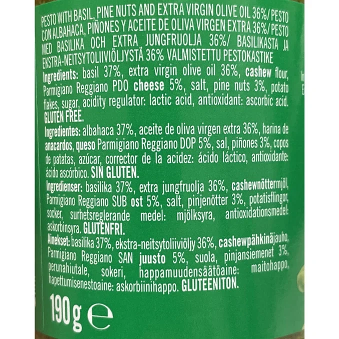 De Cecco Pesto Alla Genovese