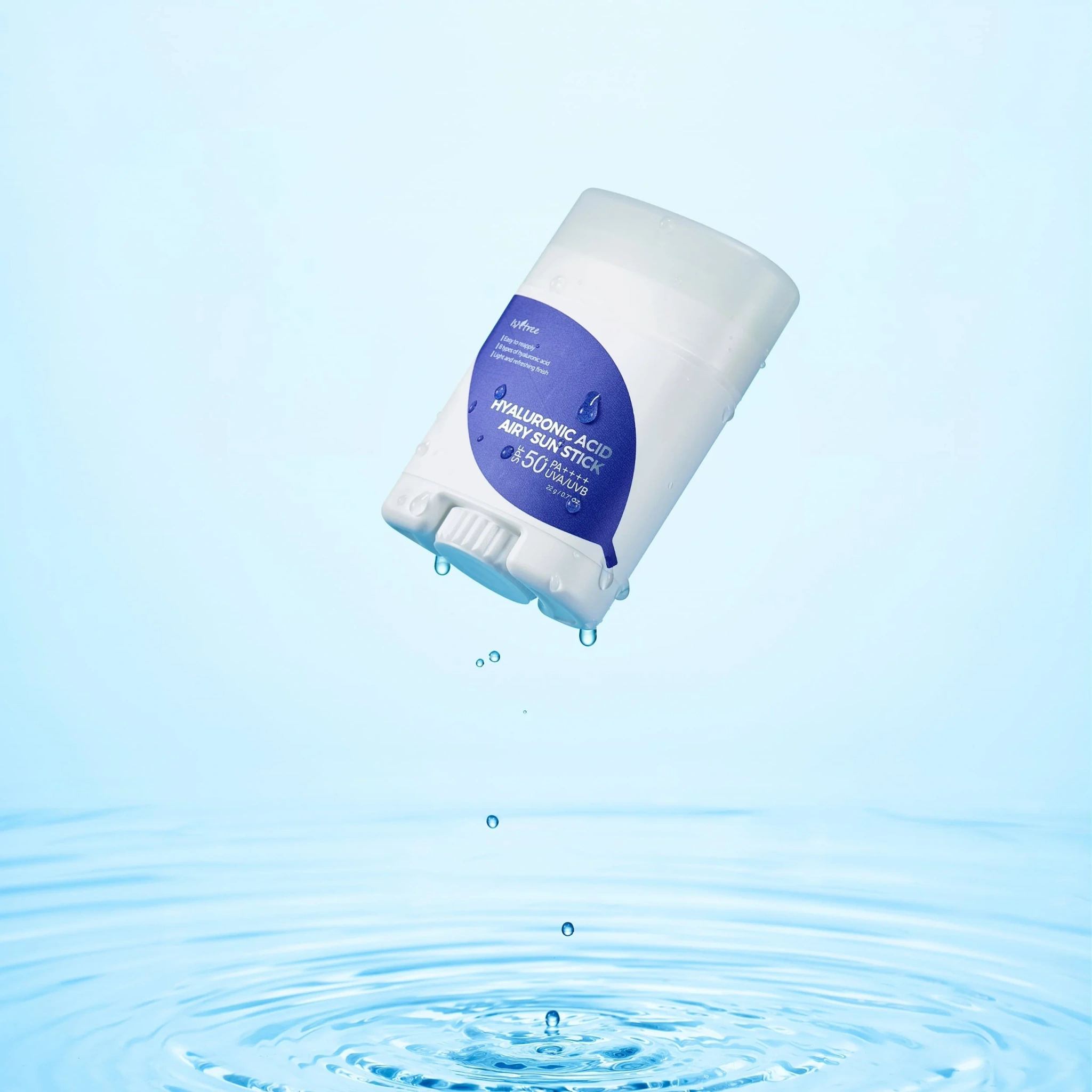 Isntree Hyaluronic Acid Airy Sun Stick SPF 50+ PA++++, 22 g