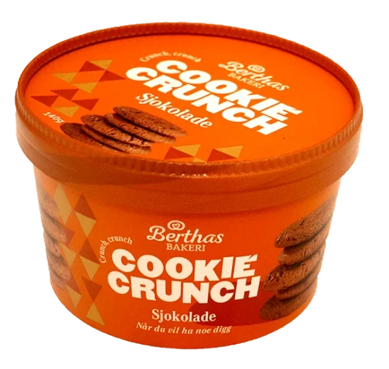 Berthas Cookie Crunch Sjokolade 140g