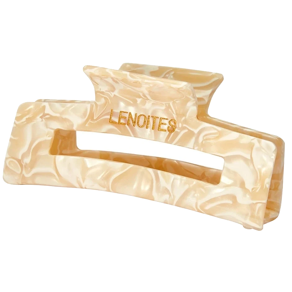 Lenoites Hair Claw Champagne Pearl