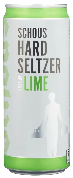 Schous Hard Seltzer Lime 0,33l boks