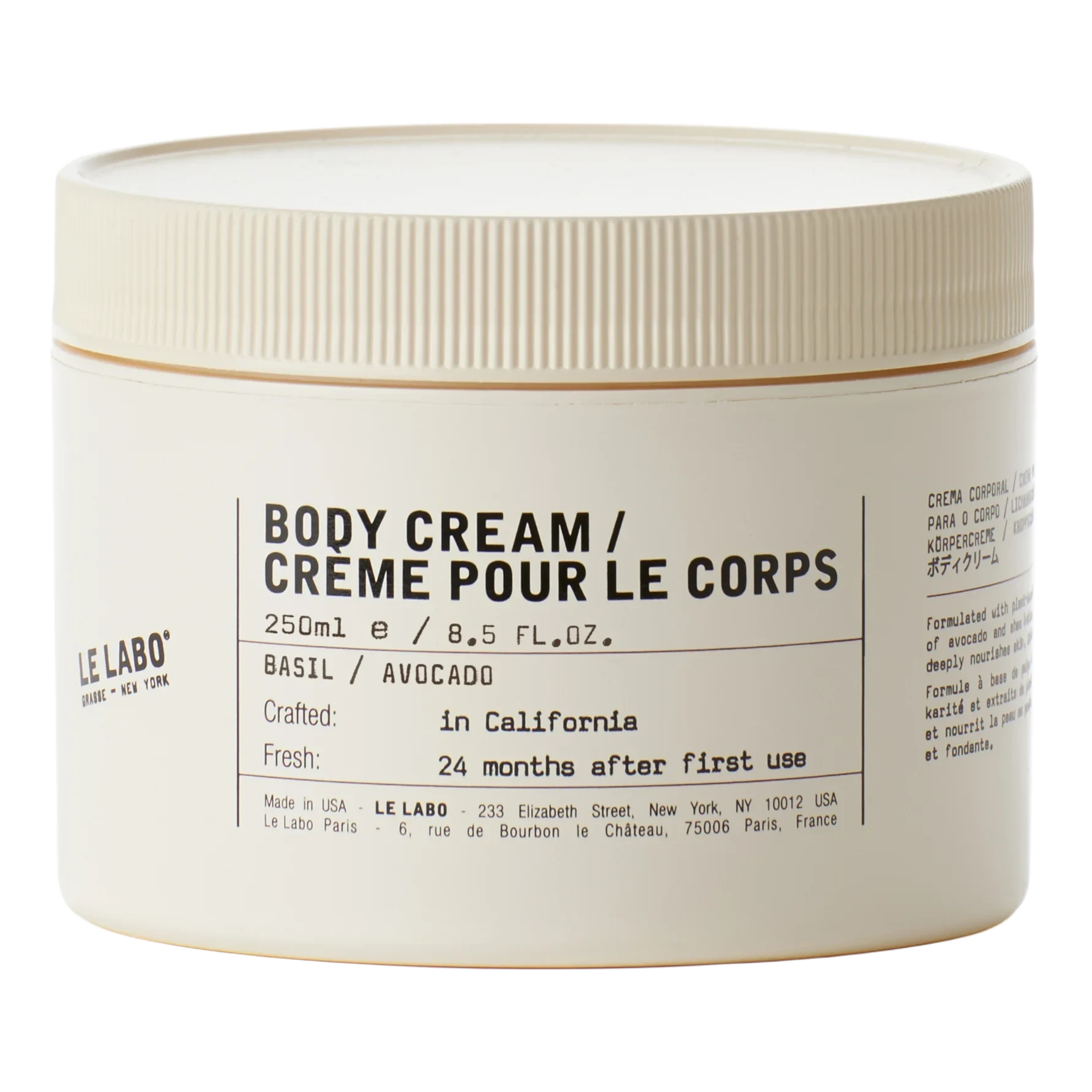 Le Labo Basil Body Cream 250 ml