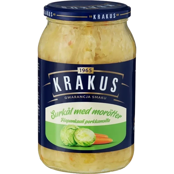 Surkål med Morötter 900g Krakus