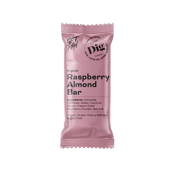 Dig Get Raw Raspberry Almond Bar