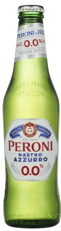 Peroni Nastra Azzurro 0,0% 0,33l flaske