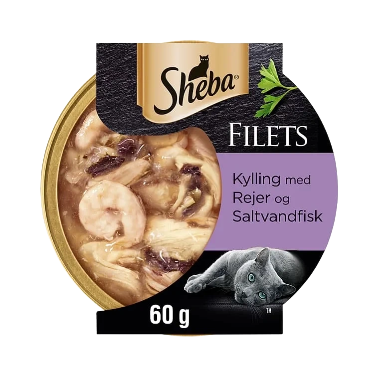 Sheba Filet Chicken,Shrimp&Oceanfish 60g