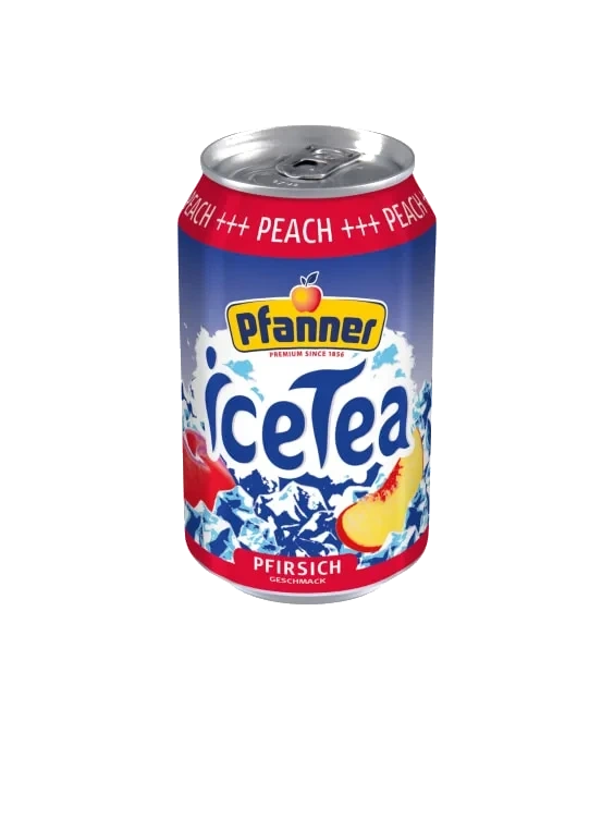 Pfanner Icetea Fersken 0,33l boks