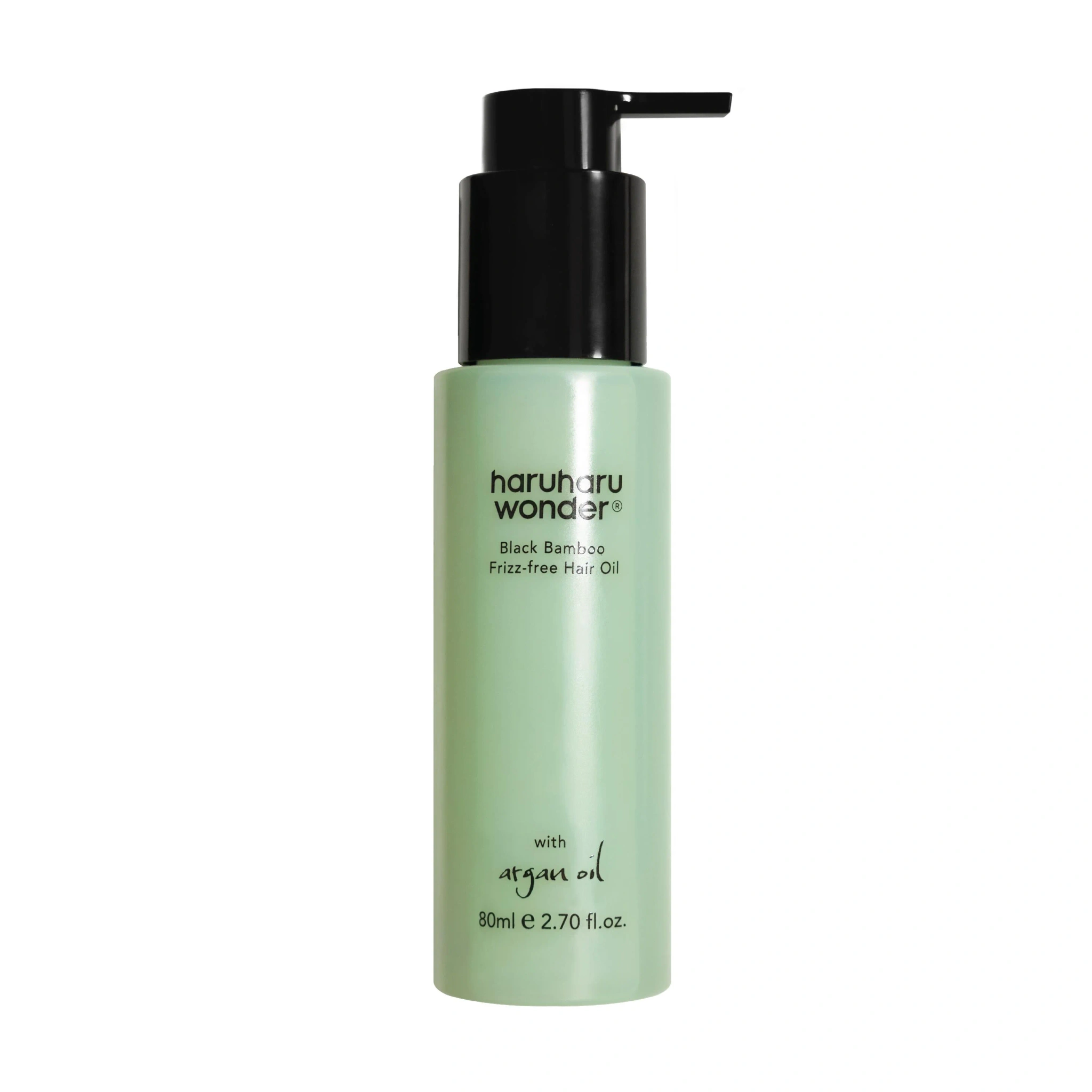 haruharu wonder Black Bamboo Frizz-free Hair Oil, 80 ml