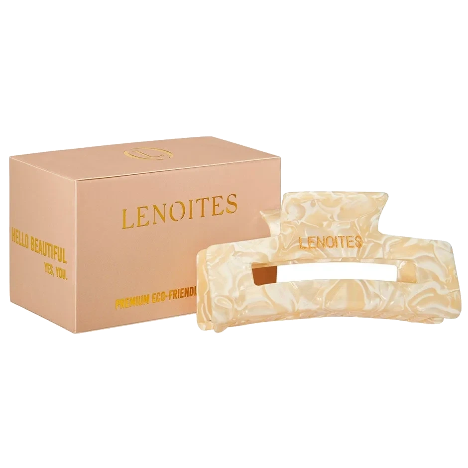 Lenoites Hair Claw Champagne Pearl