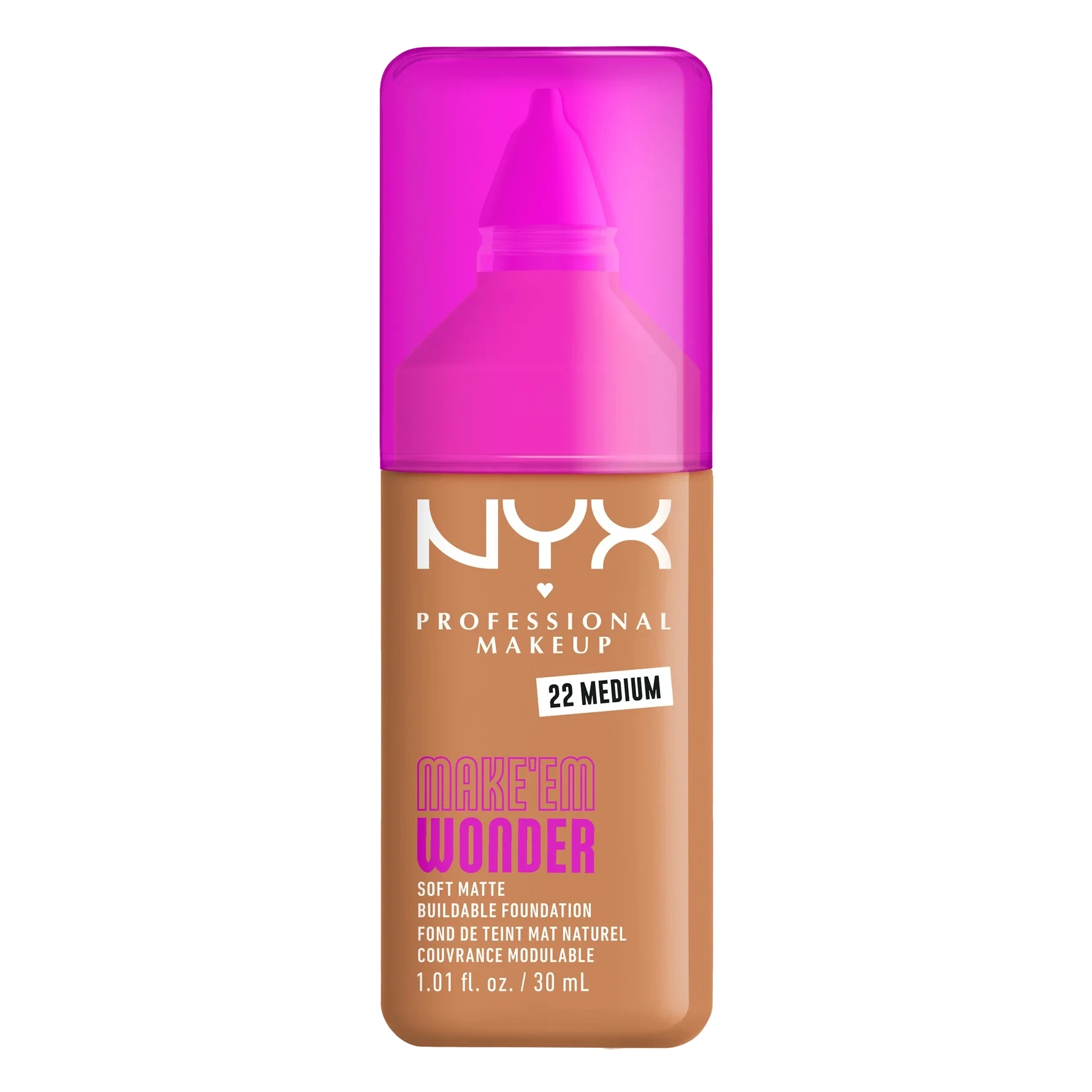 NYX PROFESSIONAL MAKEUP Make Em Wonder Foundation 22 Medium