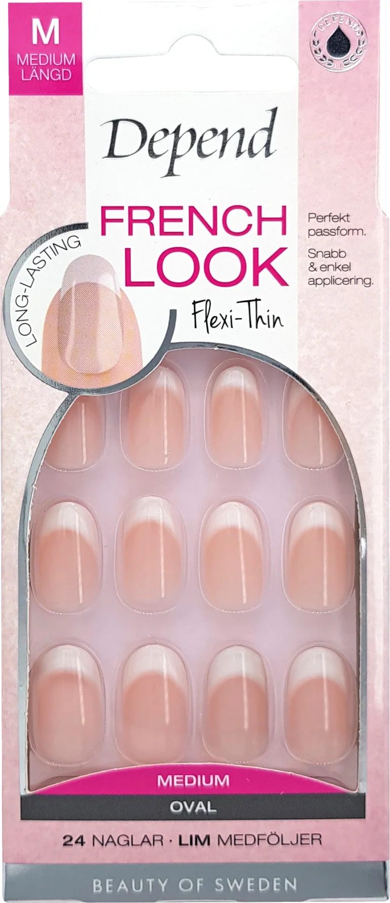 Depend French Look French Look Oval Pink