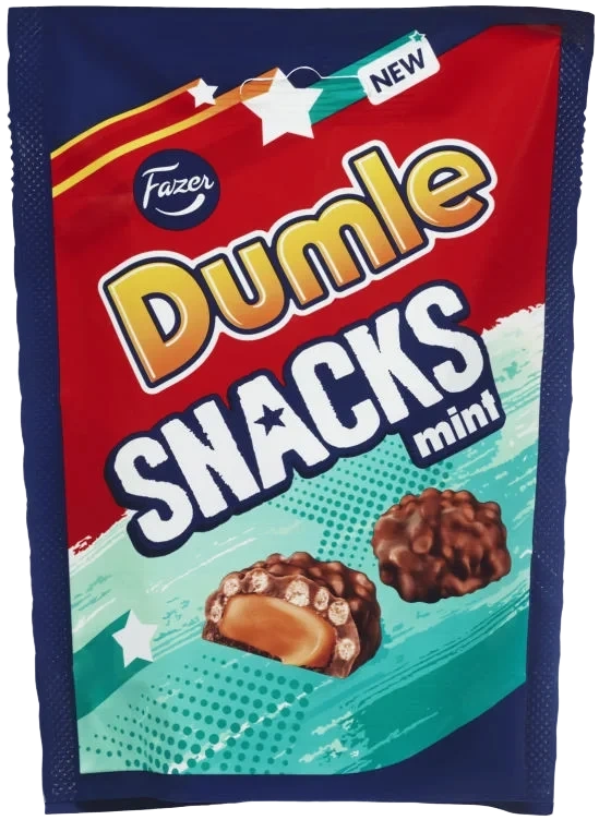 Dumle Snacks Mint Sjokolade 100g Fazer