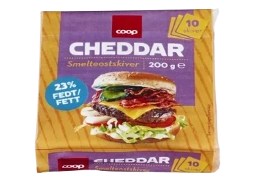 Processed Cheese Cheddar, 10 Slices