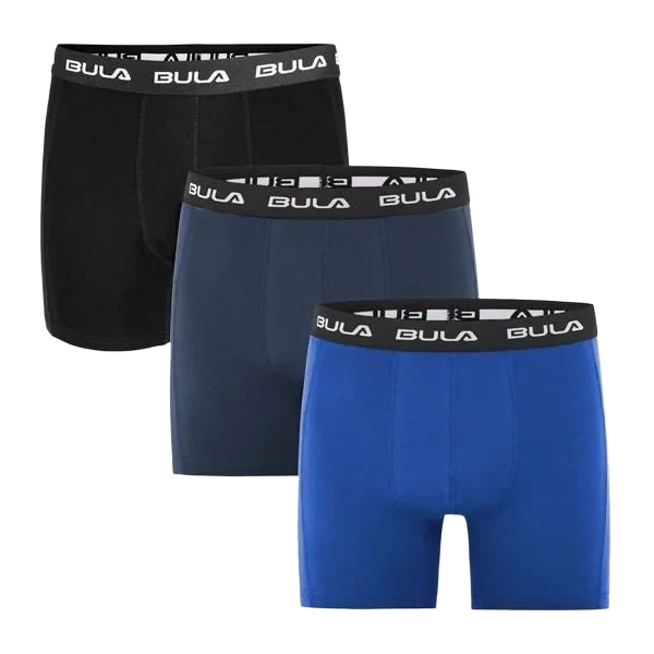 Bula 3-pk Boxers - Black/Navy