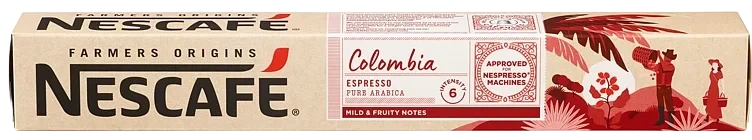 Nescafé Farmers Origins Colombia Kapsler X10 53g