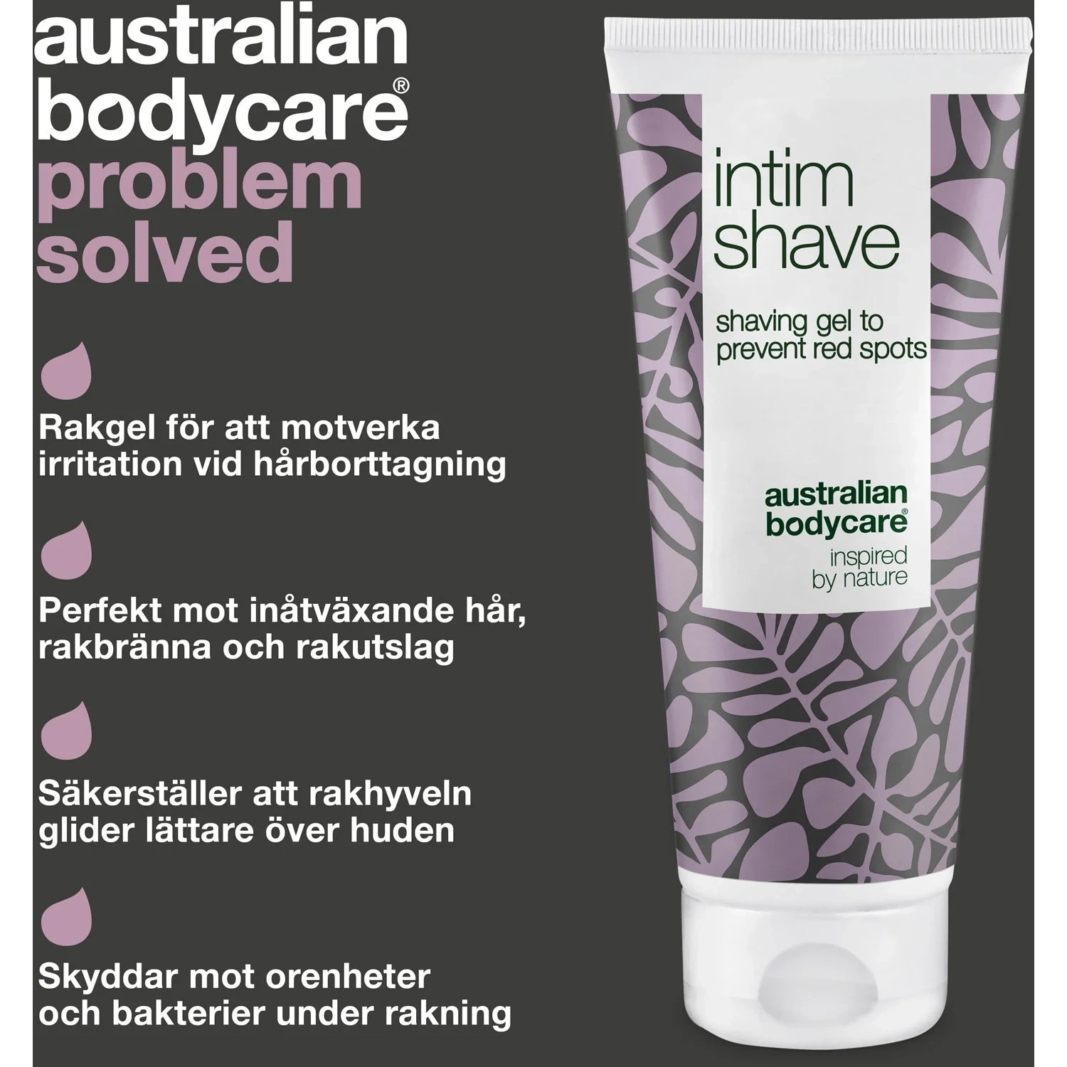Australian Bodycare Intimate Shaving Gel - Transparent Gel For Smooth, Bump-Free Intimate Shaving