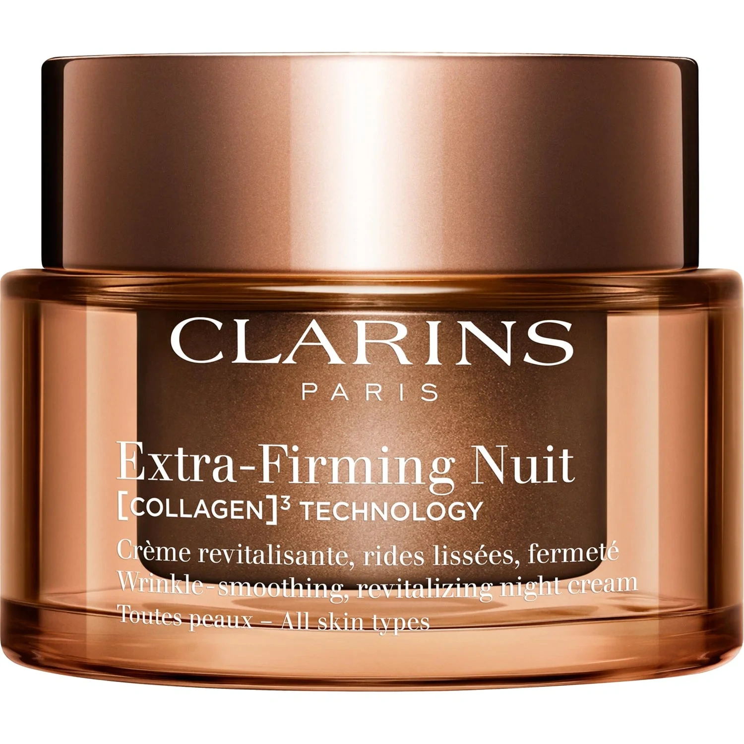 Clarins Extra-Firming Nuit Wrinkle-Smoothing, Revitalizing Night Cream All Skin Types 50 ml