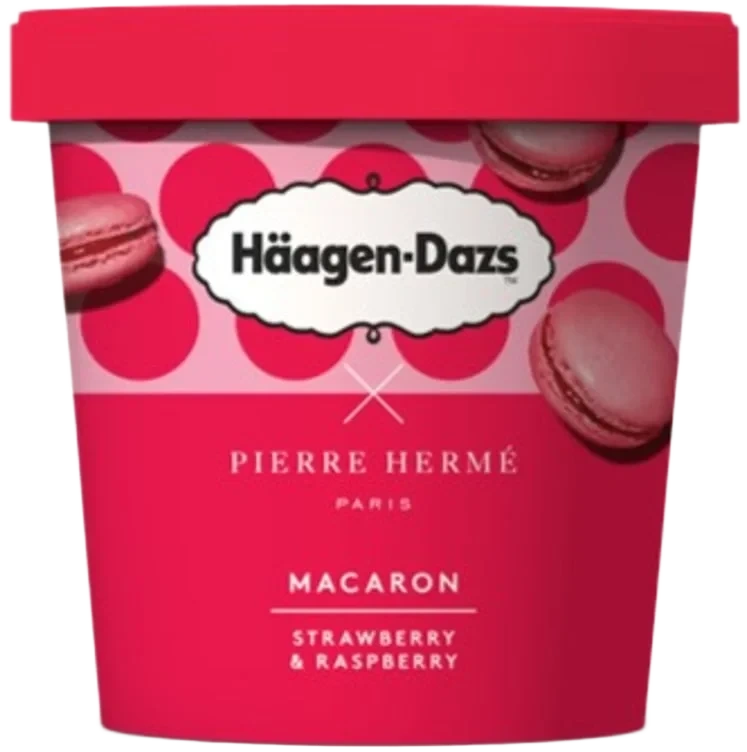 Haagen Dazs Makron Strawberry 420ml